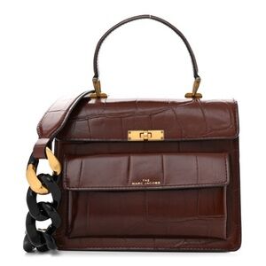 Marc Jacobs Croc-Embossed Uptown Bag